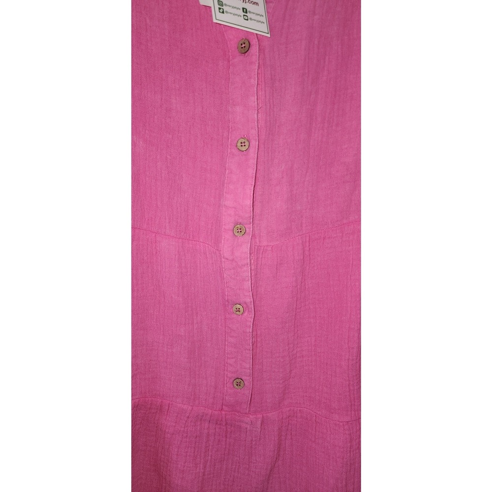 New In button front pink dress‎ - Picture 6 of 8